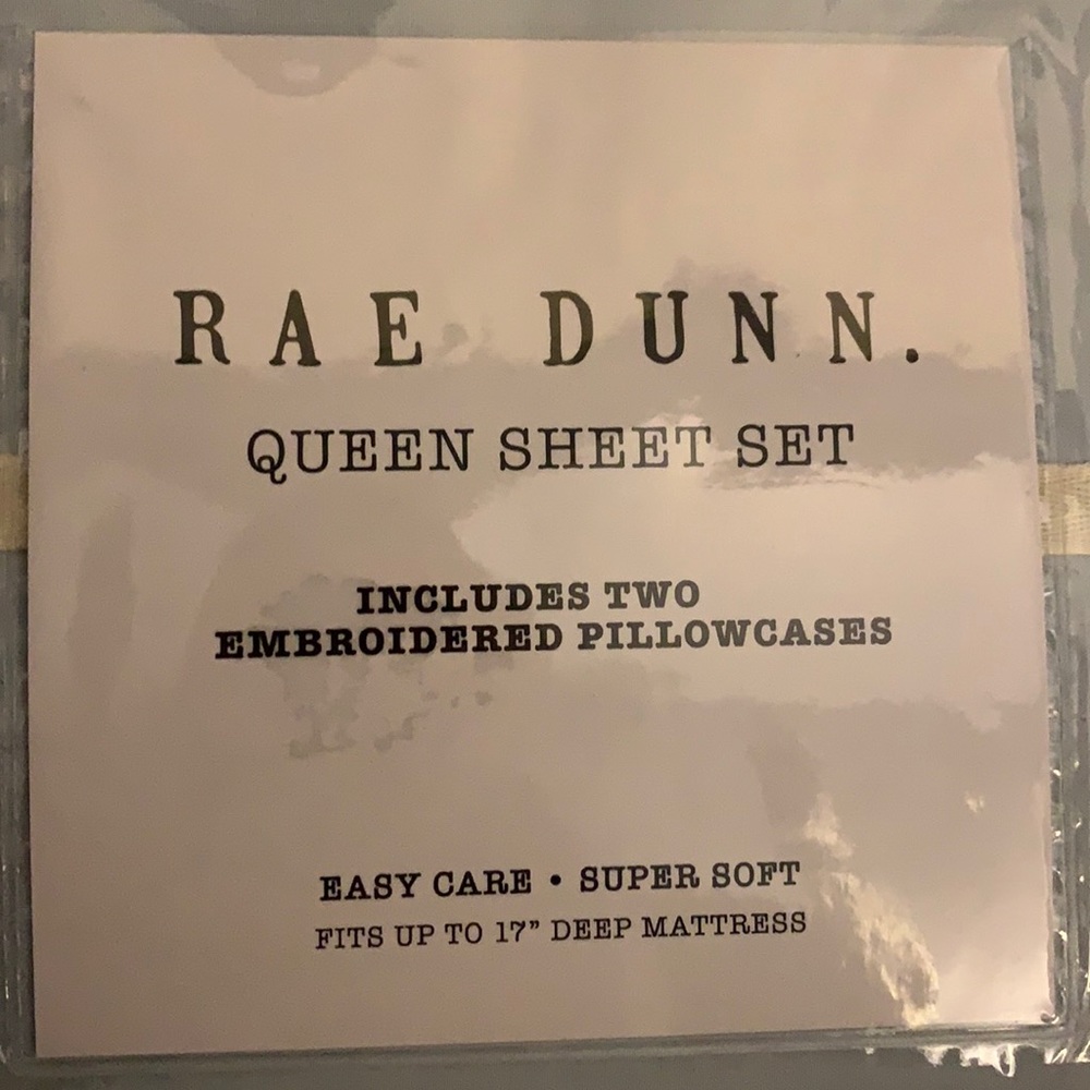 Rea Dunn Queen Sheets